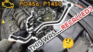 2012-2018 Ford Focus P0456, P1450 Vapor Canister Purge Valve Diagnose & Replacement.