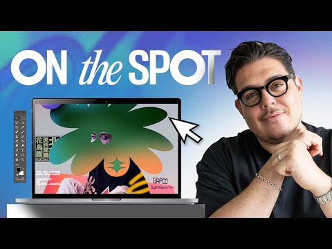 Designing a Poster Without a Fixed Plan | On the Spot!
