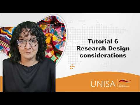 Tutorial 6   Research Design