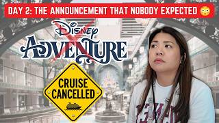 OUR CRUISE IS OFFICIALLY CANCELLED! 😭 Disembarked On Day 2! Disney Adventure Vlog | EpzyFam