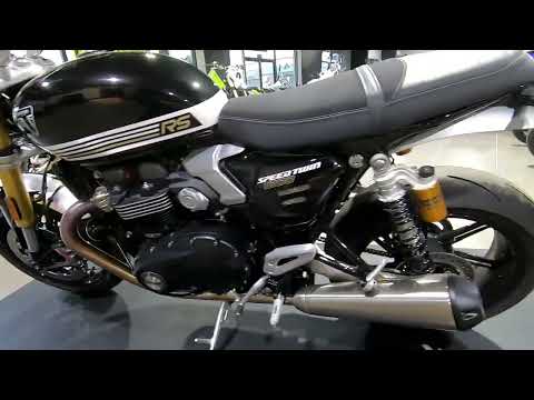 New 2025 Triumph Speed Twin 1200 RS Sapphire Black Motorcycles For