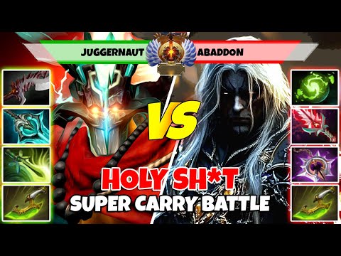 JUGGERNAUT (Carry) vs ABADDON (Carry) - Epic Battle Of Immortal Rank Dota 2 Players - Z Dota 2