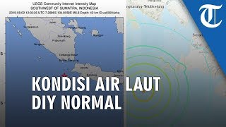BPBD DIY Menyatakan Kondisi Air Laut Pesisir Selatan DIY Normal