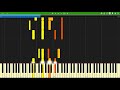 Edvard Grieg - Lyric Pieces - Book I, Op. 12 - 03 - Watchman's Song [Synthesia Piano Tutorial]