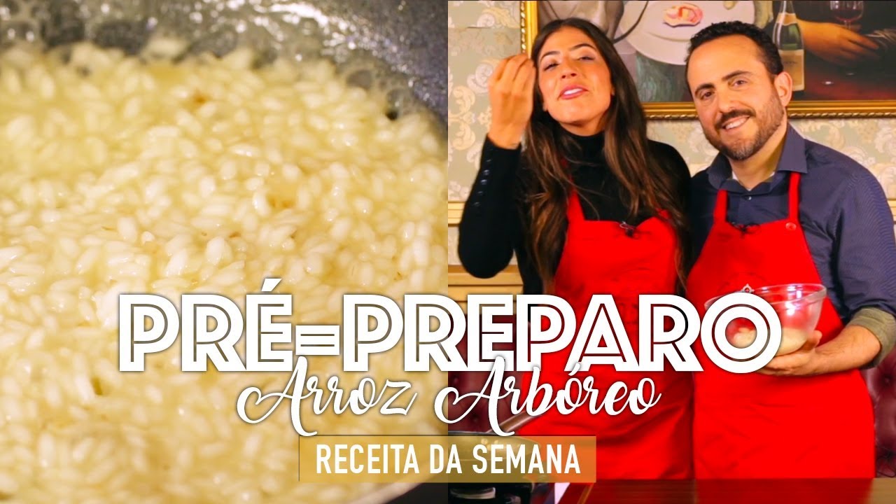 PRÉ-PREPARO DO ARROZ ARBÓREO À "RACHEL APOLLONIO" NA COZINHA COM ISAAC AZAR