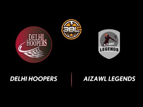 3BL Season 1 Round 5(Bangalore) - Full Game - Day 2(QuarterFinal) - Delhi Hoopers vs Aizwal Legends