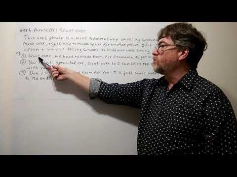 English Tutor Nick P Verb Phrase (18) Scoot Over