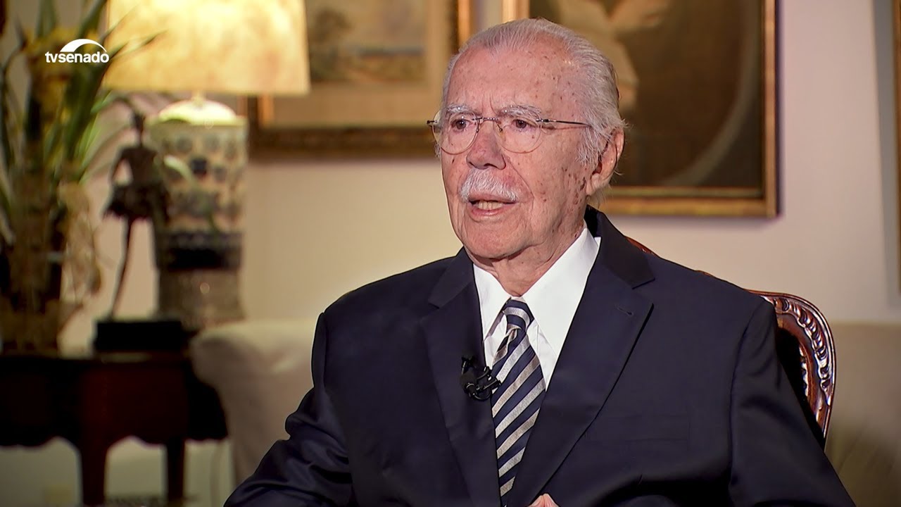 Ex-presidente do Senado, José Sarney fala sobre a história e importância do Parlamento