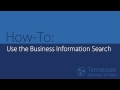 How-To: Use the Business Information Search