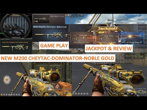 CROSSFIRE 3.0 PH NEW M200 CHEYTAC-DOMINATOR-NOBLE GOLD JACKPOT & REVIEW