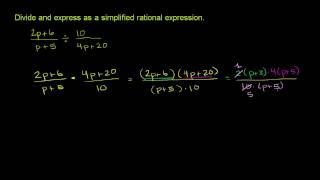 Dividing and Simplifying Rational Expressions