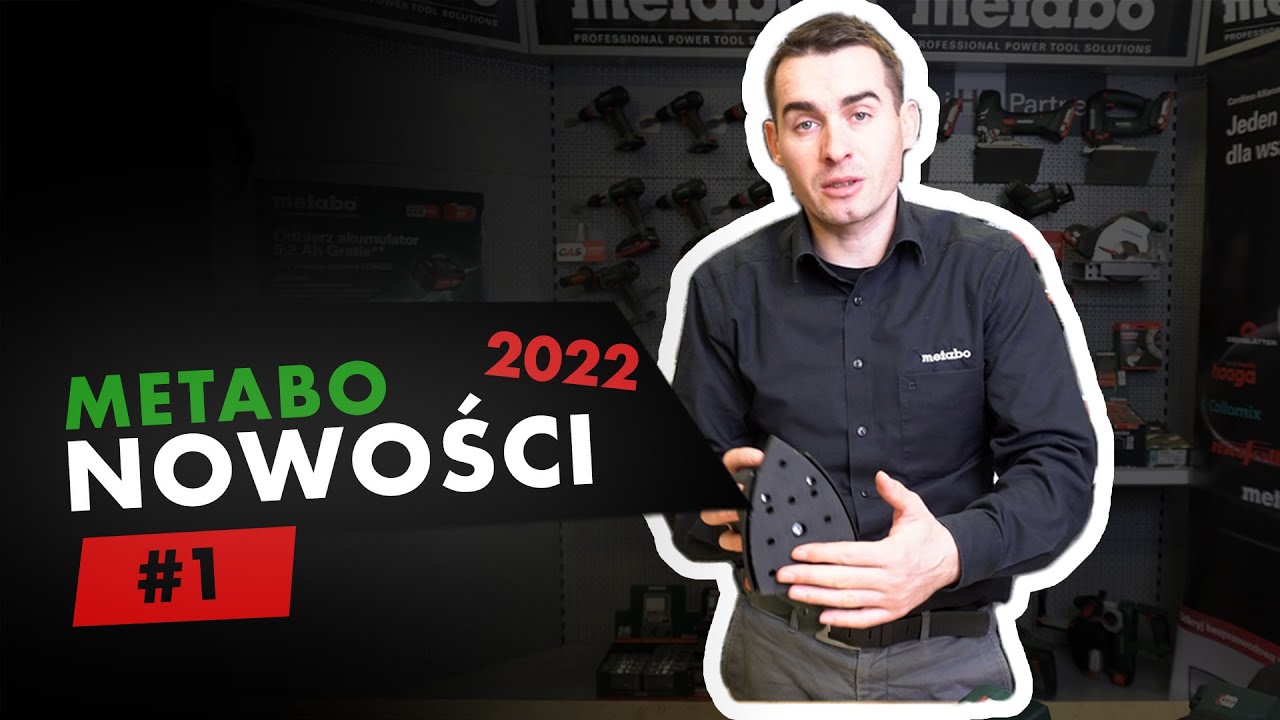 Metabo Nowość #1 - Szlifierki do obróbki drewna