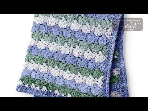 Left Hand Crochet for Beginners Baby Blanket Pattern The Crochet Crowd
