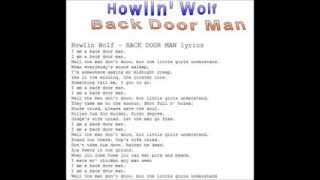 Howlin&#39; Wolf-Back Door Man