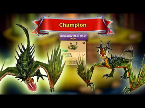 Champion Whip-Slash - Unique Champion Monstorus Nightmare Max Level 175 | Dragons: Rise of Berk