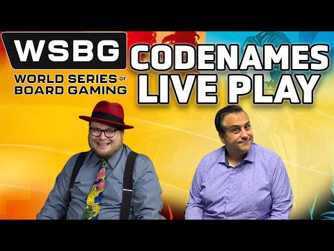 Codenames Live Play with Tom, Joey, and Designers - World Series of Board Gaming 2025
