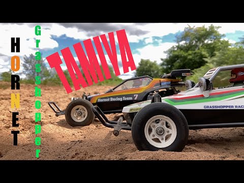Tamiya Grasshopper and The Hornet - The Hopper and The Hornet. A decades old rivalry.
