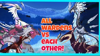 WHOS THE STRONGEST?! ALL WARDENS VS EACHOTHER! (Creatures of sonaria)