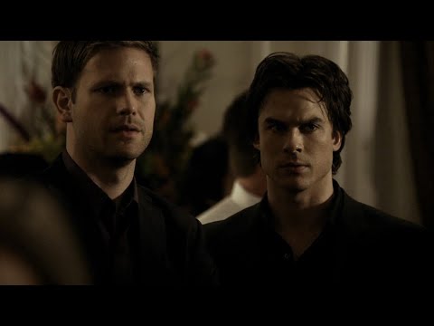 TVD 1x18 - Damon thinks John knows Elena's birth mother Isobel | Delena Scenes HD