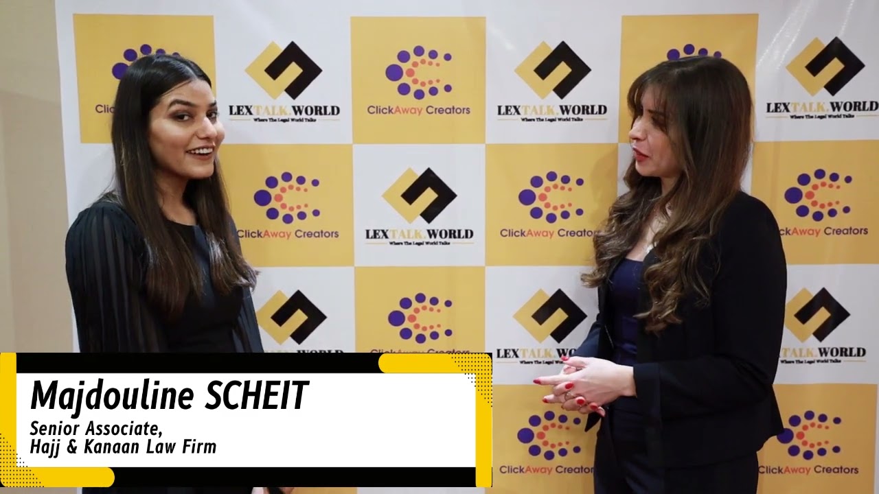 Ms. Majdouline Scheit sharing her thoughts on the LexTalk World Conference, Dubai 2022