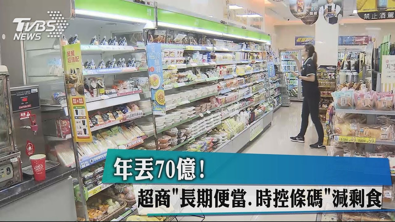 年丟70億! 超商「長期便當、時控條碼」減剩食