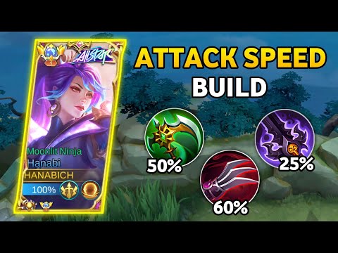 TRY THIS HANABI ATK SPEED BUG!! HANABI NEW CRAZY BUILD 2023!! (must try) | MLBB