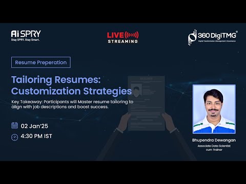 Resume Building 15th February 360DigiTMG