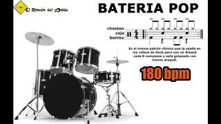 Download lagu Bateria pop 180 bpm mp3