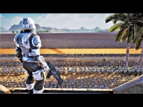 GALACTIC ARMY vs 5,000,000 ZOMBIES - Ultimate Epic Battle Simulator 2 UEBS 2