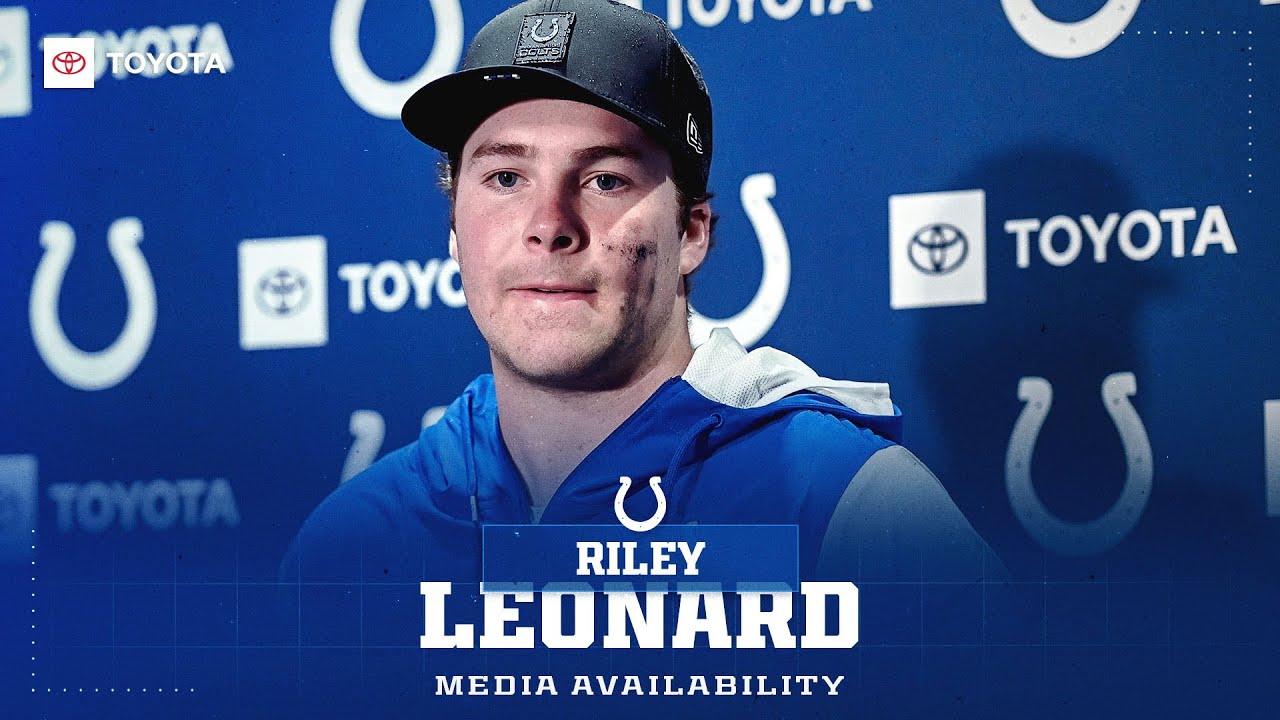 Riley Leonard Media Availability : Colts at Jaguars