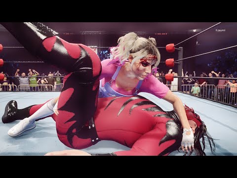 WWE 2k22: Alexa Bliss vs Kane '98, intergender wrestling