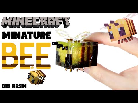 Unbelievable DIY Minecraft Bee Resin Figure