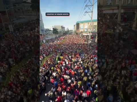 Devotees swell for Cagayan de Oro Traslacion, turnout nearly twice 2025 levels