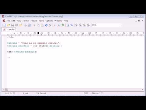 Beginner PHP Tutorial 35 String Functions Part 2