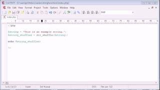 Beginner PHP Tutorial - 35 - String Functions Part 2