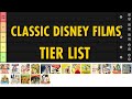 Disney Animated Movie Tier List The Classics 1937 1970