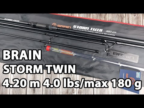 Карп-фідер Brain Storm Twin 4.20m 4.0lbs/max 180g