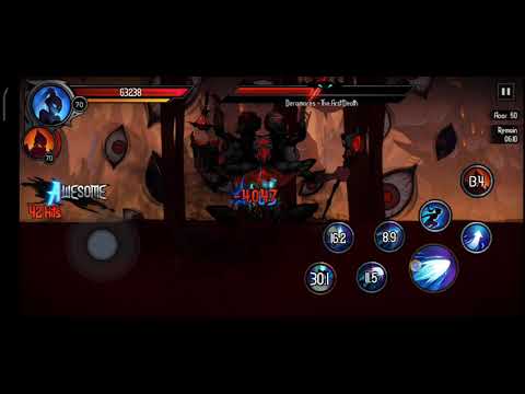 Shadow Knight : Hell Tower Level 50 ( Normal mode ) Last Boss Deramores - The First Death