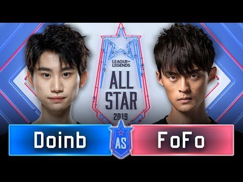 Doinb vs FoFo 頂尖對決！LMS最強中路大戰LPL最強中路！| 1v1 單挑賽 - 16 強 | 2019 全明星賽