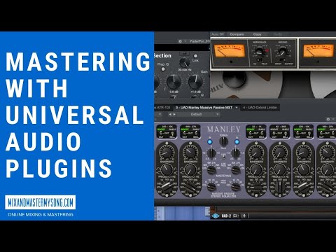 Mastering with Universal Audio Plugins