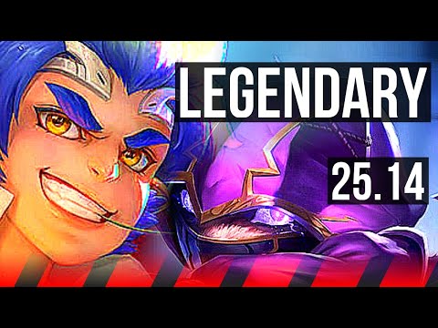 WUKONG vs KENNEN (TOP) | Legendary | KR Master | 25.14