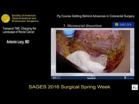 Transanal TME - Changing The Landscape Of Rectal Cancer