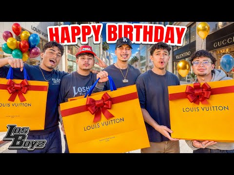LOS BOYZ SURPRISE SANTEA FOR HIS BIRTHDAY!!! *BIGGEST PURCHASE*