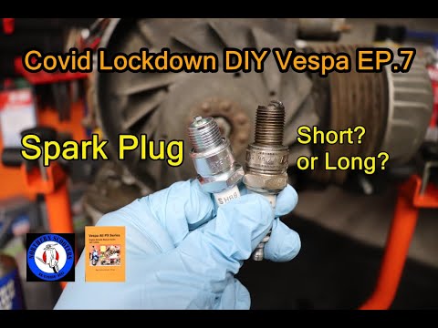 Covid Lockdown DIY Vespa EP.7 Spark Plug Guide for PX & All Vintage Frame (EN)
