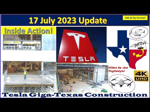 44 of 68 Megapacks! E staging cleanout & S Steel Assembly! 17 July 2023 Giga Texas Update (07:25AM)