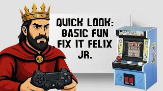 Quick Look - Basic Fun Fix-it Felix Jr Mini Arcade Review and Demonstration #quicklook #basicfun 