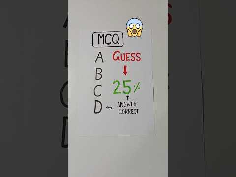 Secret Tips to Guess Answer of MCQs🔥Score Highest Marks😎#study #studytips #exams