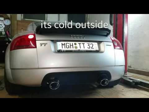 Audi TT 8N 3.2 V6 DSG quattro, Borla exhaust, launch control