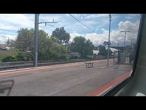 City Commute in Motion| Middle Footscray Station from the Train Window