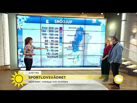 Så blir sportlovsvädret: "Snö finns det gott om – fantastiskt för skidåkning" - Nyhetsmorg